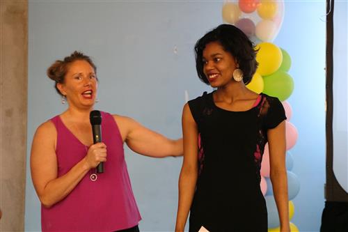 Ms. Hillary and YAP student 