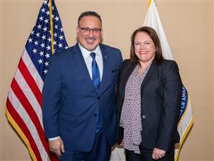 Sarah Dickman with Cardona 