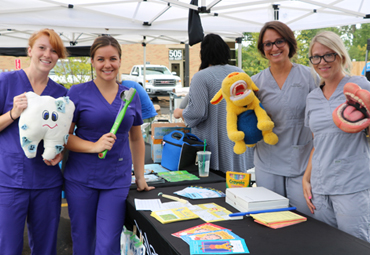  Katie Hatfield at Head Start Health Fair