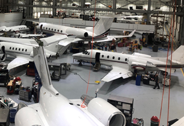  Airplanes in the Duncan Aviation Hanger